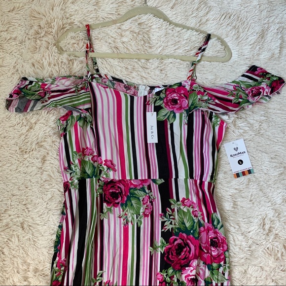 Floral Party Dress - Large - Picture 2 of 4